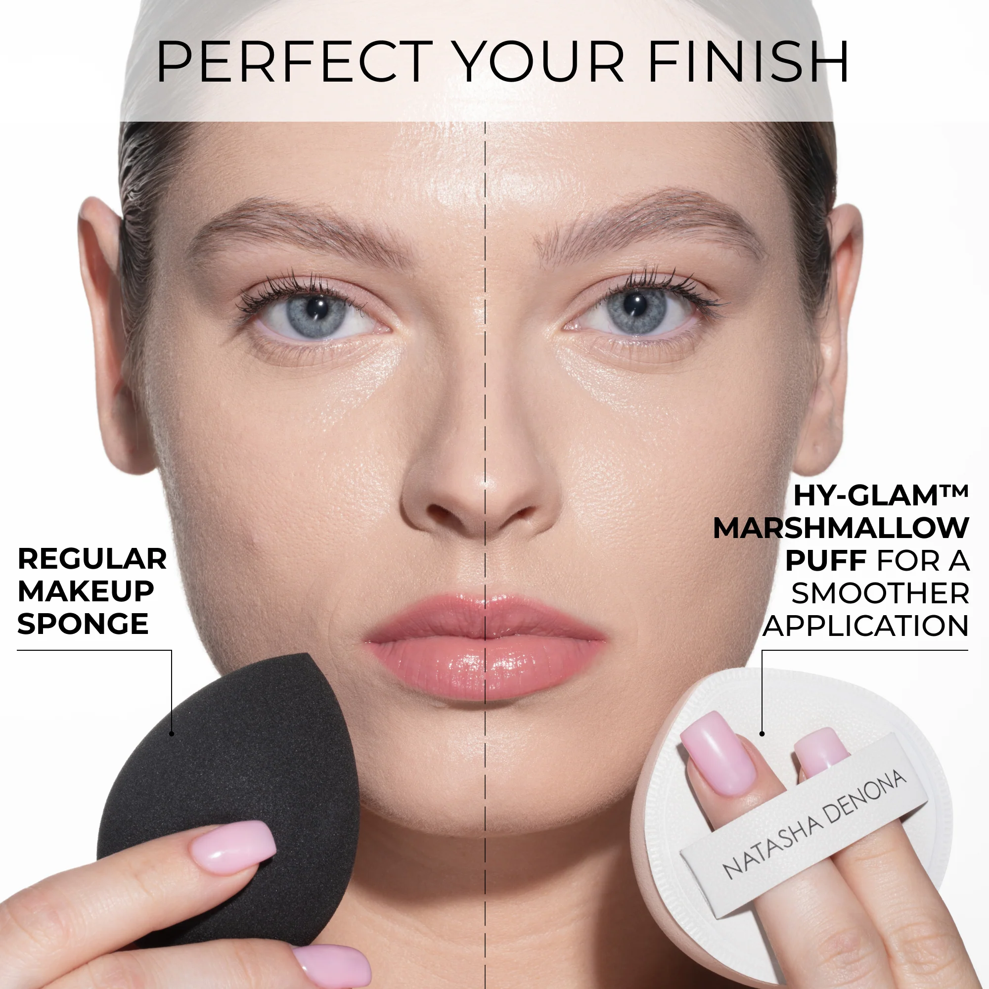 HY-GLAM MARSHMALLOW PUFF WITH CASE